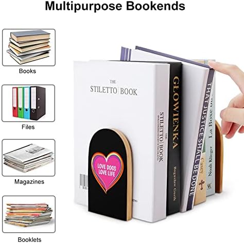 Livros Livros finais para as prateleiras Titular de suportes para livros para livros pesados ​​Divisor moderno decorativo 1 par