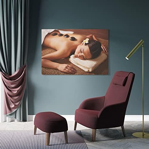 Spa massagem pôster de beleza de parede de parede de parede corporal massagem fotos de salão de beleza decoração de