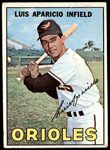 1967 Topps 60 Luis Aparicio Baltimore Orioles Good Orioles
