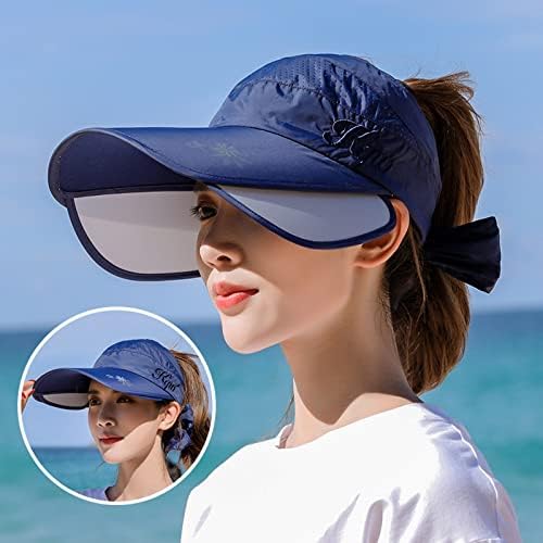 Sorto absorvente chapéu de chapéu ao ar livre para mulheres Bapas de proteção solar respiráveis ​​para executar viseira