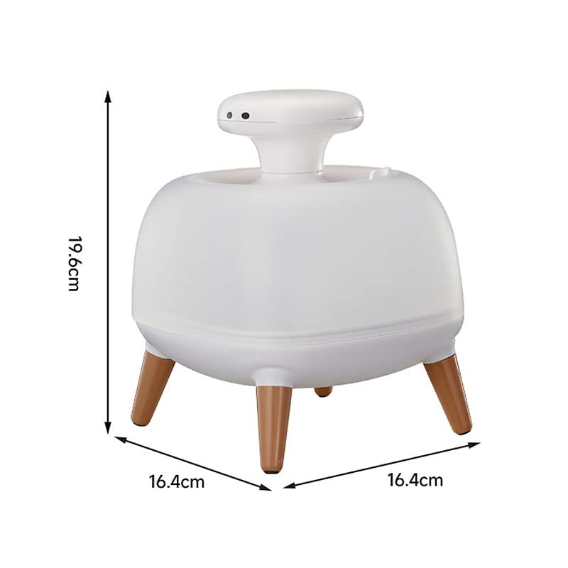 ADSRB Mini lixo de mesa multifuncional pode Kawaii Robot Shape Bedroom Banheiro Sala de estar Escritório Criativo Bucket
