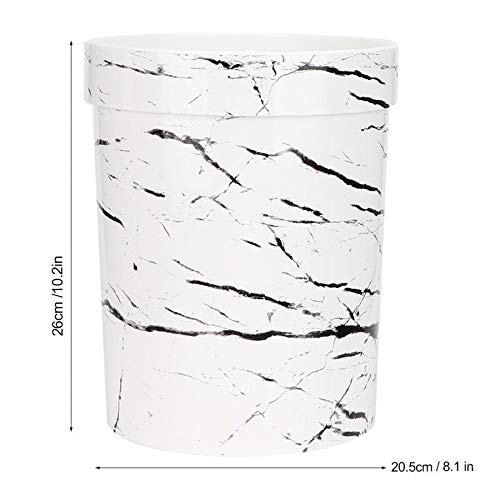 Zukeeljt lixo pode lavar o banheiro doméstico branco marmore de lã de lata de lata de lata de cinzas de lata de lata de