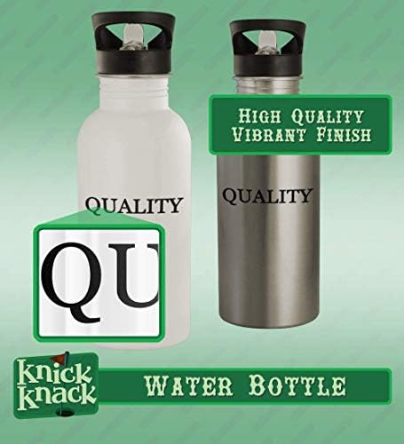 Gotos de knick knack prensados ​​personalizados 20oz aço inoxidável garrafa de água CP06, branco