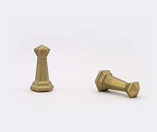 FutaGami Brass fortes ganchos magnéticos para paredes, portas e frigoríficos - forma de xadrez