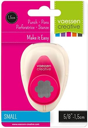 Vaessen Creative Craft Paper Punch Flower Motive Puncher, multicolorido, 15,7 x 14,4 mm