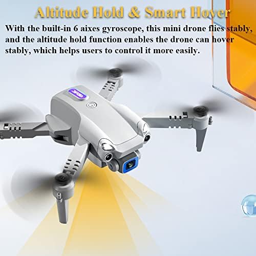 Mini Drone dobrável NextAk, RC Pocket Drone Remote Remote Mini Quadcopter Mini Aircraft UAV Drone para iniciantes com melhor aparência com bateria modular