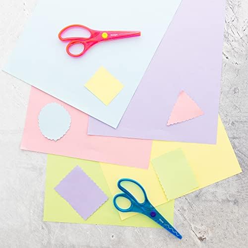 Bazic 25 folhas de papel de cor pastel para colorir 8.5 x11, impressão a laser de fax de papel de cópia colorida para escola de escritório,