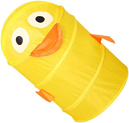 Roupas cesto cesto de armazenamento 1pc Lavanderia Bucket dobrável Cartoon Duck Lavanderia Tester Infantil Recipiente de brinquedos