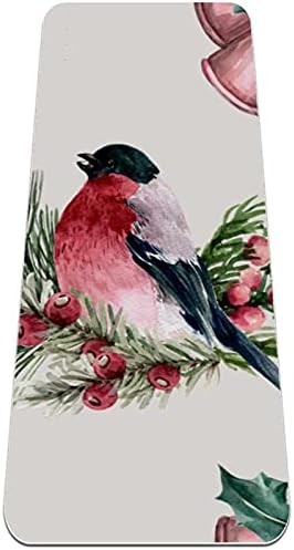 Siebzeh Winter Bloom com pássaros premium grossa de ioga mato ecológico Saúde e fitness non Slip para todos os tipos