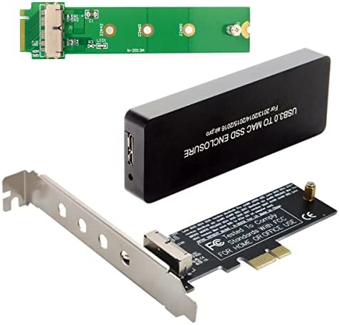 Chenyang 16+12 pino USB 3.0 PCI-E NVME SSD Converter Case Case móvel HDD Gabinete para 2013 2014 2015 Mac SSD Black