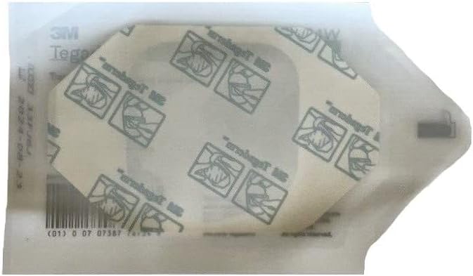 3m Tegaderm +Pad Transparent Medress com almofada absorvente - 2 3/8 x 4, 1 x 2 3/8 Pad - Caixa