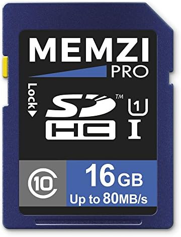 MEMZI PRO 16GB CLASS 10 80MB/S SDHC MEMÓRIA PARA NIKON COOLPIX A900, A300, A100, A10, AW130, AW120, AW120S, AW110, AW110S,