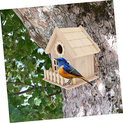 Sewacc decorativo gaiola de pássaro kits de ornamentos caseiros da casa de pássaros de pássaros ao ar livre casas de pássaros gaiolas