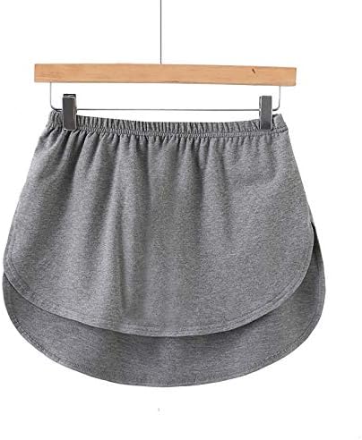 IIUS camisas de camisetas estendidas para mulheres em camadas de camadas de primeira varredura inferior Mini -saia Mini -saia