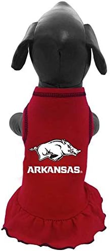 NCAA Arkansas Razorbacks Vestido de cão de torcida