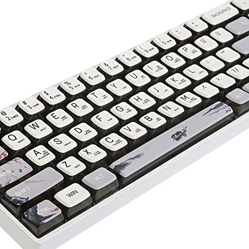 FOGRUADEN Pudding Keycaps 60 %, 118 Chaps de publicação de corantes Conjunto, perfil ASA Perfil Capta personalizada para Cherry Gateron MX Teclado mecânico teclado