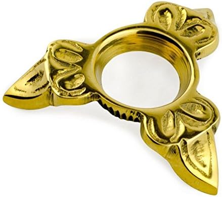 Bestpysanky dourado triangle brass metal ovo exibição