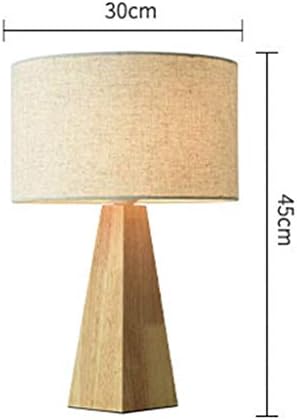 Lvic de mesa de cabeceira de cabeceira XMMDD, Minimalista Reading Light Home Decoration, Lampshade de tecido