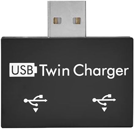 USB Hub2.0, masculino portátil a 2 porto USB Twin Charger Splitter Adapts Converter Kit, para computador, laptop,