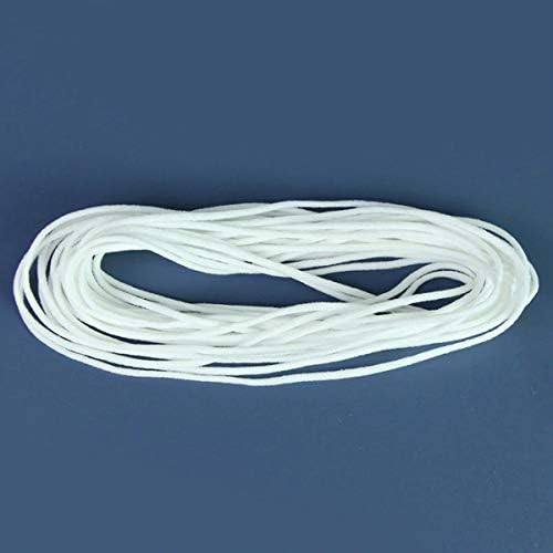 Cordos de tenacidade de 3 mm de altura faixa elástica corda de borracha fita de borracha orelha redonda pendurada para costura máscara de costura de roupas de artesanato de roupas diy