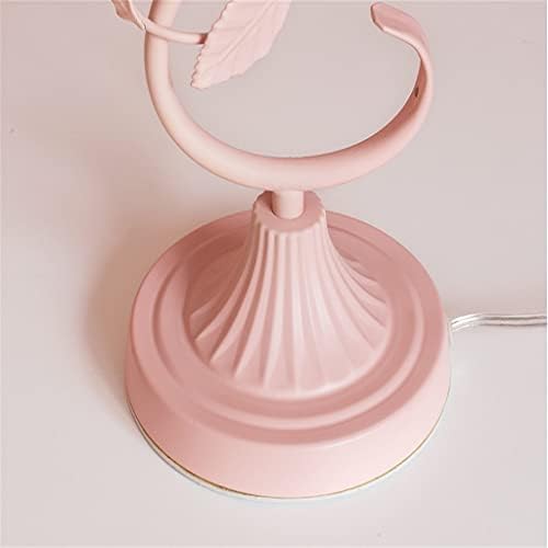 Feer contratou e romântico lâmpada de mesa de mesa criativo quarto rosa rosa flor menina infantil lâmpada de cabeceira