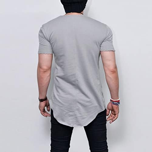 Camiseta de manga curta de manga curta de manga curta masculina