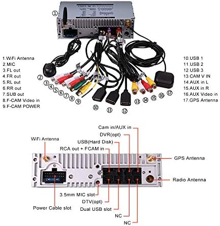 Sygav Android 10 estéreo para 2008-2017 Mitsubishi Lancer evo x sem OEM Radio AMP de OEM Rockford Fosgate com unidade de cabeça de