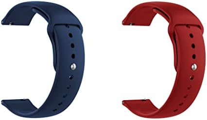 Uma banda de relógio de liberação rápida de escalão compatível com Garmin D2 Air X10 Silicone Watch Strap com trava de botão,