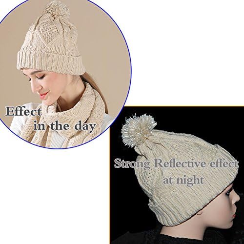 Luvas de chapéu conjunto de cachecol Mulheres, lapidado de gorro Conjunto para mulheres com luvas de tela de toque Conjunto