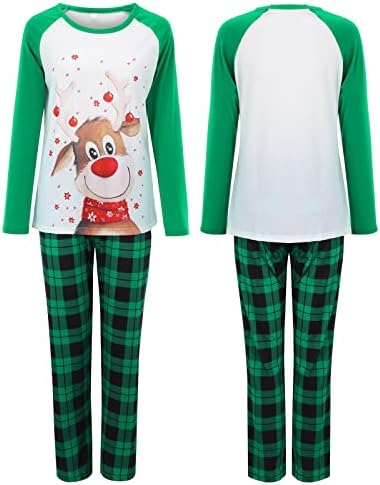 Pijama de Natal com correspondência familiar, Conjunto de Família de Afasiamento de Natal de Natal Conjuntos de PJs de Família Combation