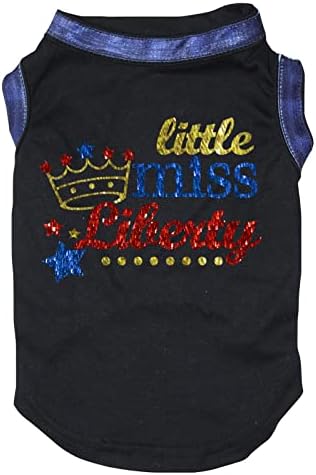 Petitebella Little Miss Liberty Puppy Dog Shirt