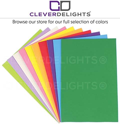 10 pacote - Lights CleverDelights 8 x 12 Folhas de espuma - azul - grandes folhas de artesanato de auto -adesivo
