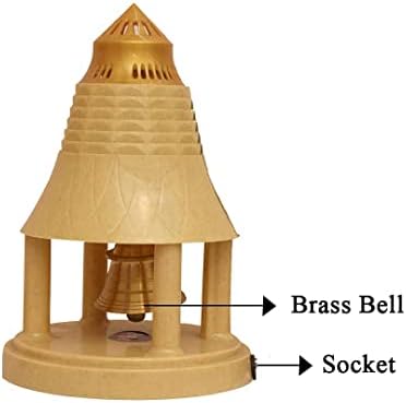 Aashita criações espirituais Brass Pooja Bell para casa