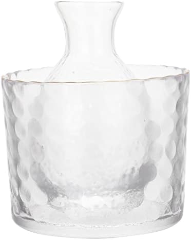 Cabilock Transparent 1set Wine Tea Cold Tea SoJU Estilo de gelo de copos quente Presente de cozinha prática com vidro para