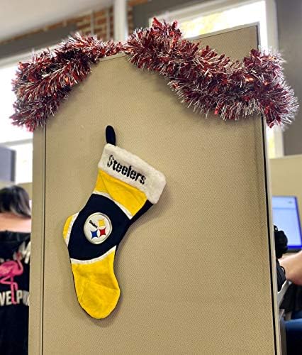Foco NFL Christmas Stocking - Plush Limited Edition Holiday Stocking - Represente o NFC East e mostre seu espírito de equipe com decorações de fãs de futebol oficialmente licenciadas