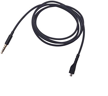 Maijunter Substacting Cord for SteelSeries Arctis 3/5/7/Pro/Pro Wireless Gaming Headsets, 1,2m/3,9fts Black Audio Cord