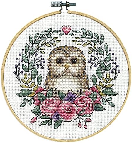 Design Works Crafts Janlynn Counted Cross Stitch Kit, Owl