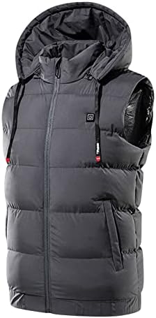 Jaquetas de inverno ymosrh para homens jaqueta aquecida colete de aquecimento de aquecimento com casacos e jaquetas mais quentes de aquecimento de aquecimento