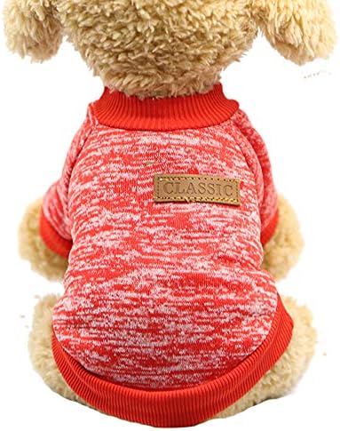 Roupas de cachorro de estimação espessamento macio suéter quente roupas de cachorro de inverno suéter de inverno