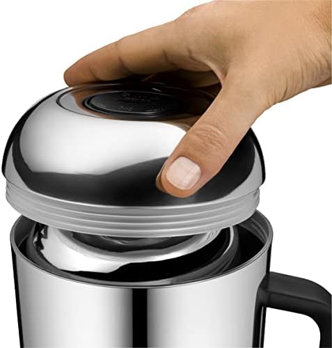 WMF Impulse Isoled Jug Black Tea Coffee 1,0 L Altura 23,4 cm Inserir fechamento automático 24 horas Caixa de presente frio e quente, 24 x 18 x 18 cm