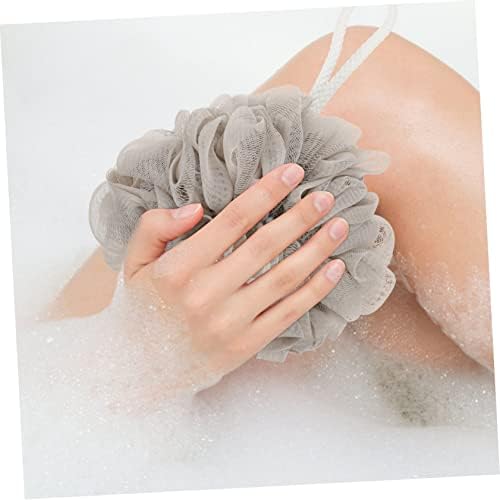 Hemoton 6pcs Viagem Banho Banho Banho Esponjas Para chuveiro Banho de banho Braneço branco Acessório de banheiro resistente a desgaste