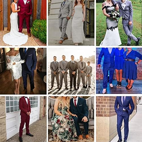 Masculino macho de dois botões Slim Fit Set para casamento Formal Business Suit Men Men Terno Blazer Colet Pants Conjunto
