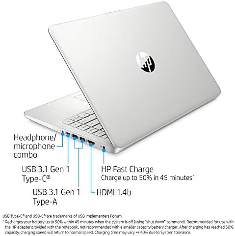 Pavilhão HP Laptop IPS FHD de 14 polegadas, Intel Core i3-1125G4, 16 GB de RAM, 512 GB de SSD, leitor de impressão