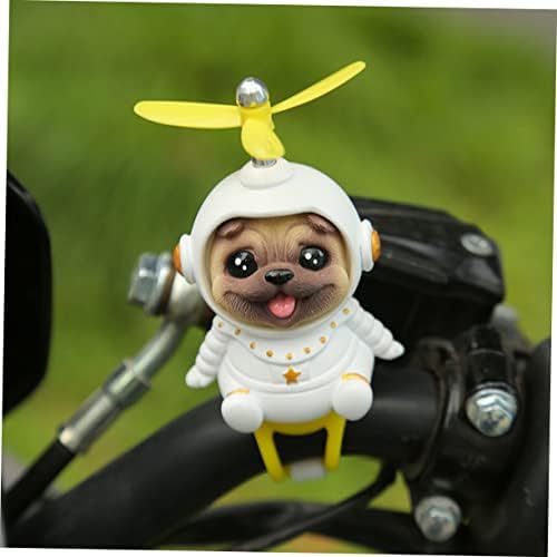 Nolitoy 2pcs Puppy Ornamentos de decoração de decoração de carro decoração de bicicleta miniatura Animal Figuras