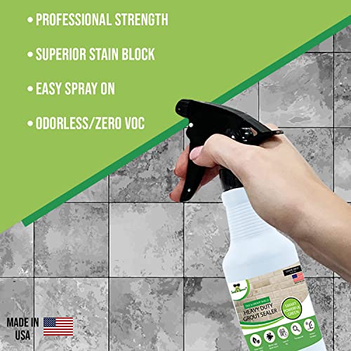 Selle It Green Xtreme Heavy Duty Pro Strength Grout Sealer. Não tóxico-VOC livre e inodorless.seal mais inteligente. Incrível