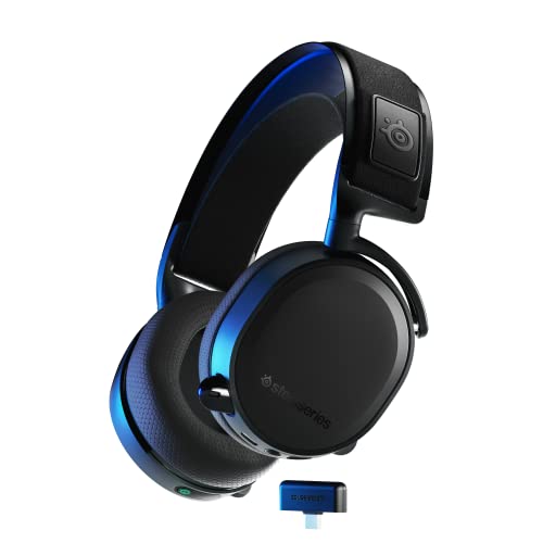 Steelseies Arctis 7p+ fone de ouvido sem fio-sem perdas 2,4 GHz-30 horas de bateria-Usb-C-3D Audio-para PS5, PS4, PC,