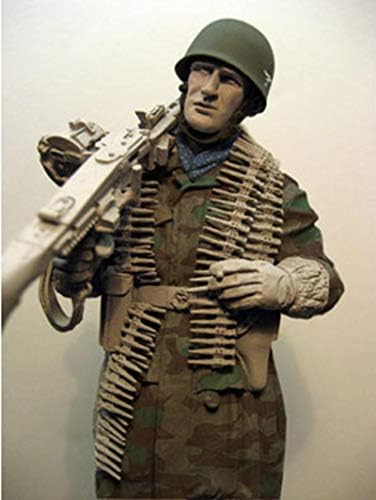 Risjc 1/16 Resina Figura Soldier Model Kit, Soldado Militar de Soldado GK da Segunda Guerra Mundial // N9154
