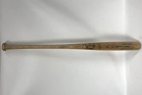 Eddie Mathews assinou autografou o bastão de beisebol de Louisville Slugger de tamanho grande - JSA COA