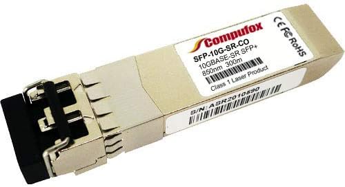 10pk-Compufox SFP-10G-SR Transceptor compatível para Cisco Catalyst 2960-S Series