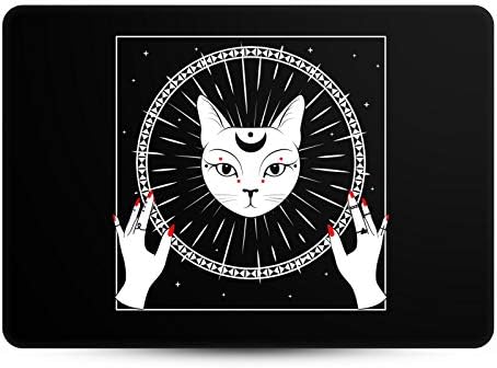 Projetos de capa principal licenciados oficialmente Haroulita Cat and Moon Magick - Tarot - Mystical Vinyl Stick Skin